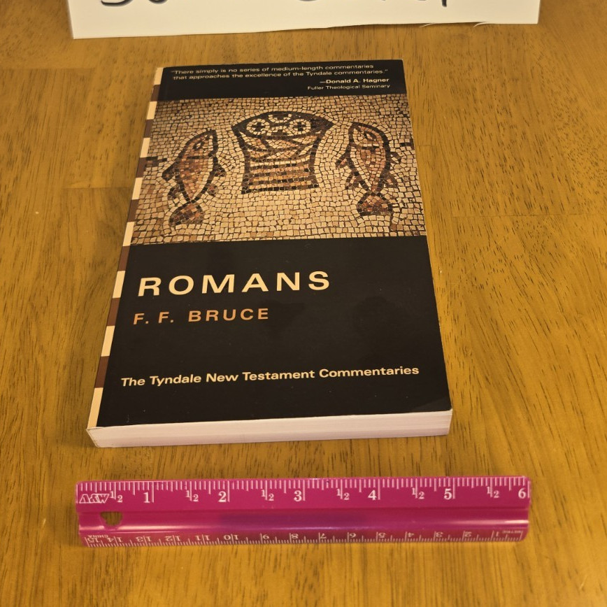 InterVarsity Press Romans Tyndale NT Commentaries PB F.F. Bruce 1985 1st Ed