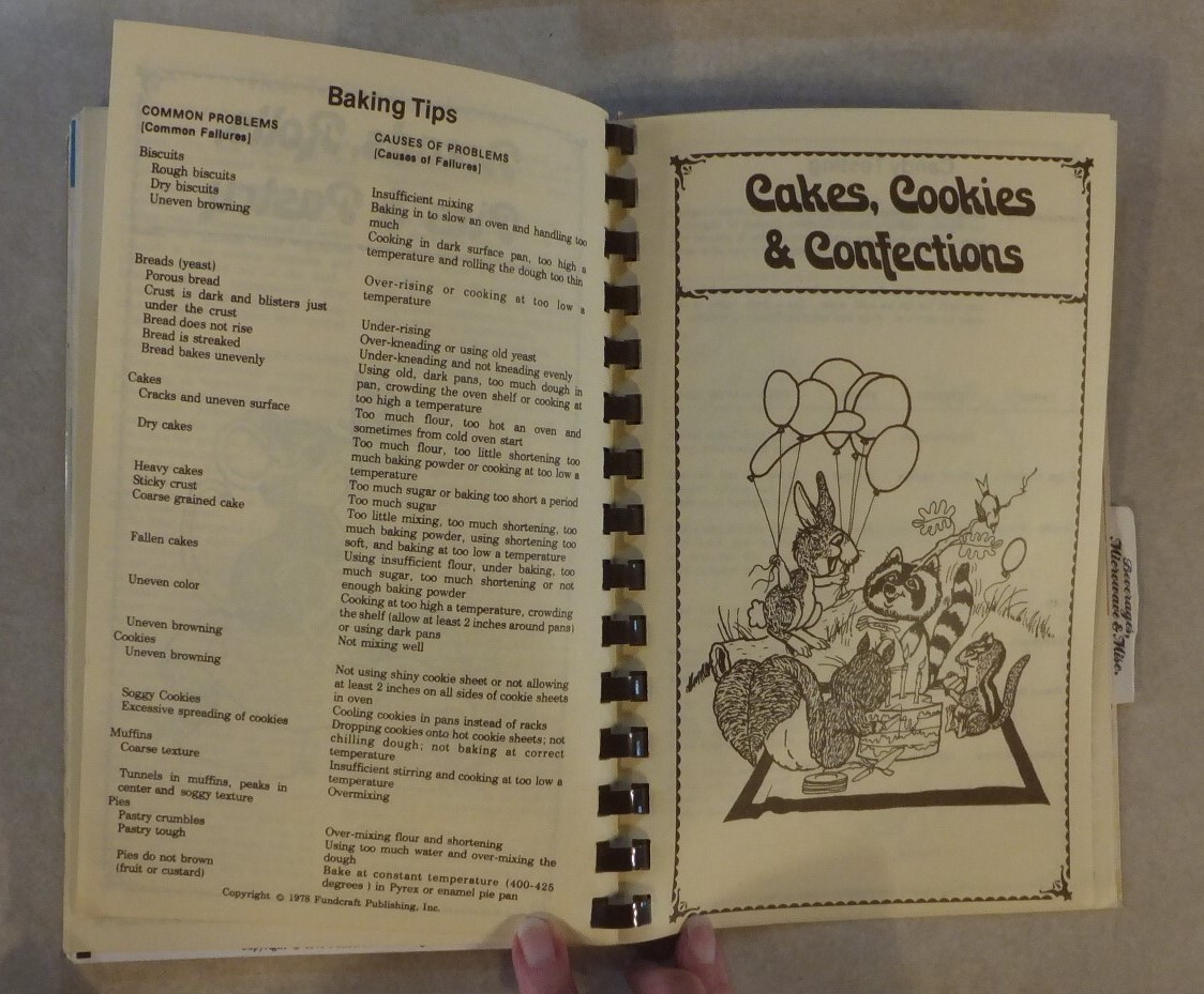 FUNDCRAFT’S SAMPLER COOKBOOK 56 PAGES OF RECIPES SAMPLE COVERS DIVIDERS FILLERS