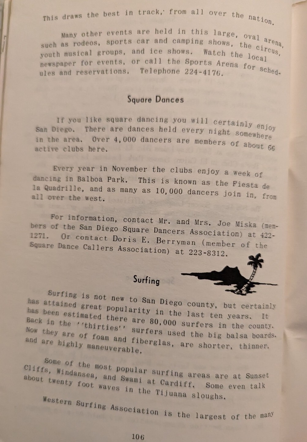 Vintage 1973 Discover San Diego 109-Page Paperback Over 200 Things To Do