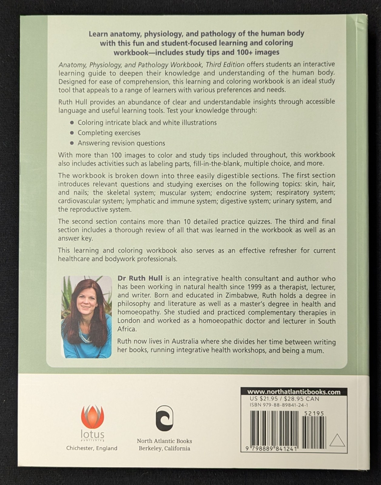 Anatomy, Physiology, and Pathology Workbook, Third Edition, Ruth Hull, mn5352