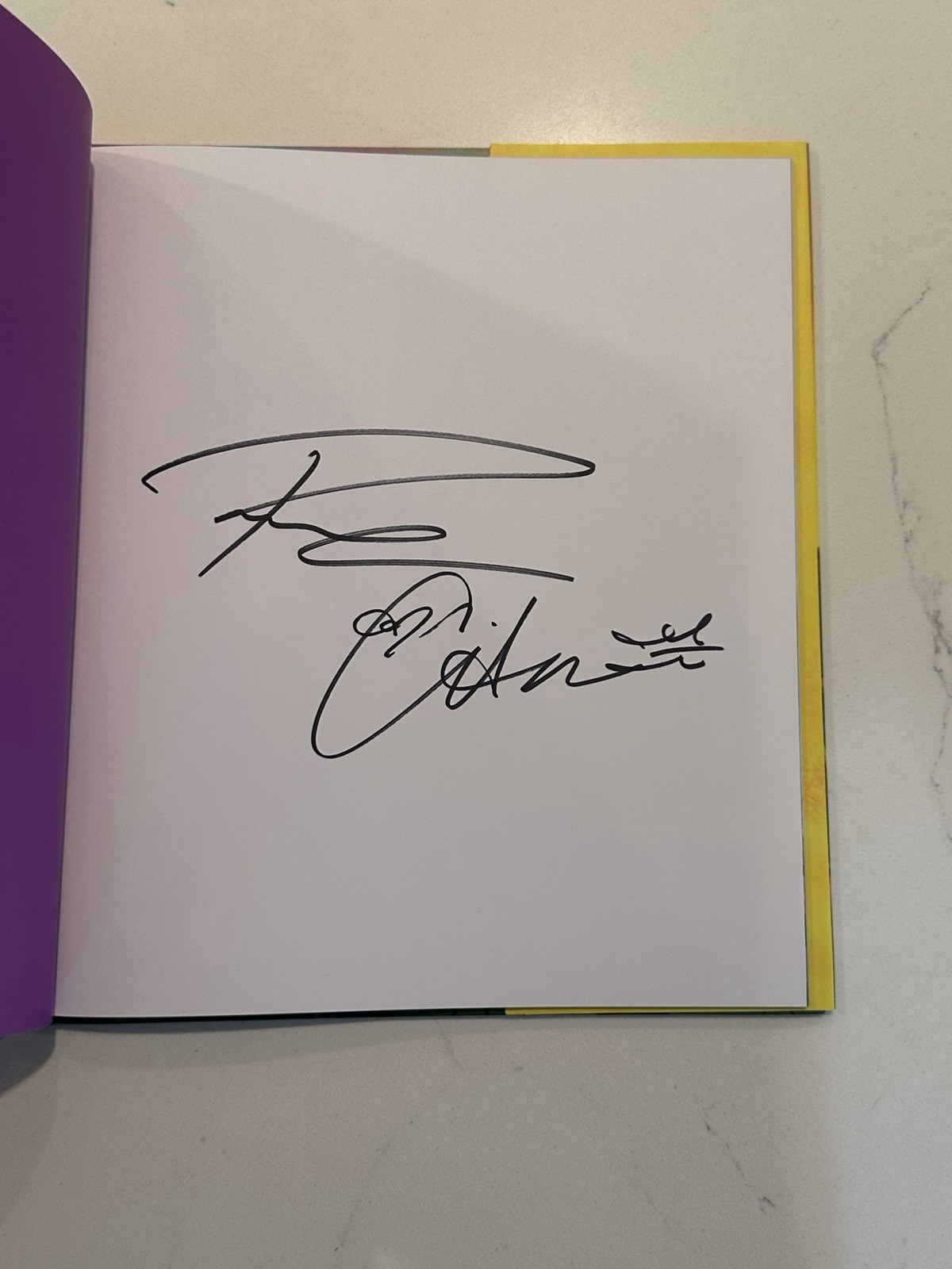 Russell Wilson and Ciara Signed Why Not You? (2022, Hardcover) Autographed #8
