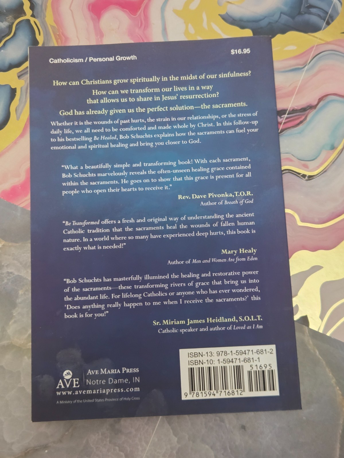 BE TRANSFORMED, BOB SCHUCHTS, TRADE PAPERBACK, 2017,