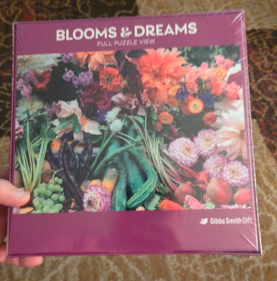 NEW SEALED. Blooms & Dreams Puzzle by Gibbs Smith Gift Floral 1000 Piece