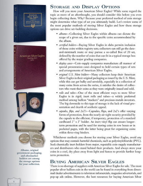NEW – American Silver Eagles: 6×9 Hardcover 5th Edition