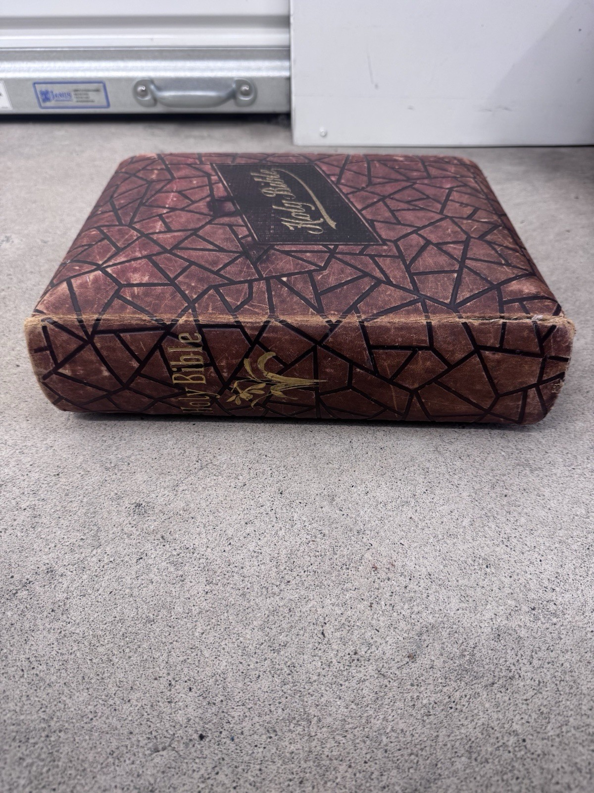 1800s Vintage Book Holy Bible Altemus Antique Leather Original
