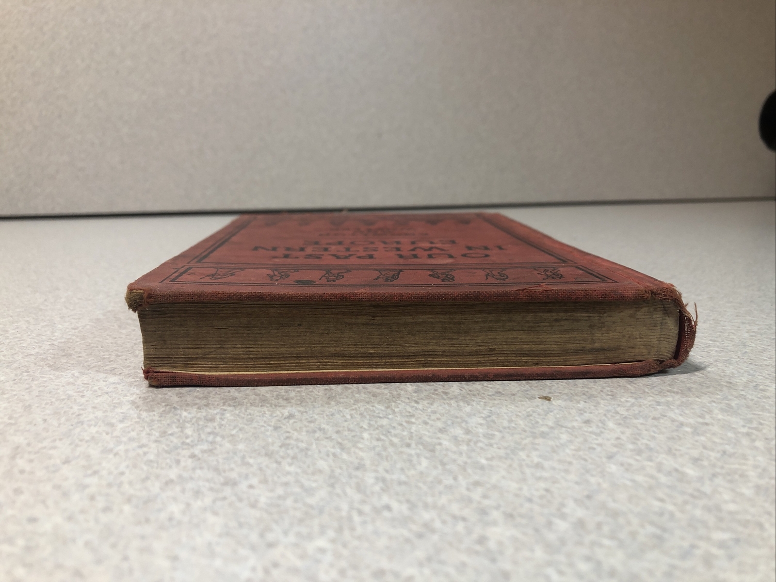 Our Past In Western Europe 1935 Hardcover Westward March of Man
