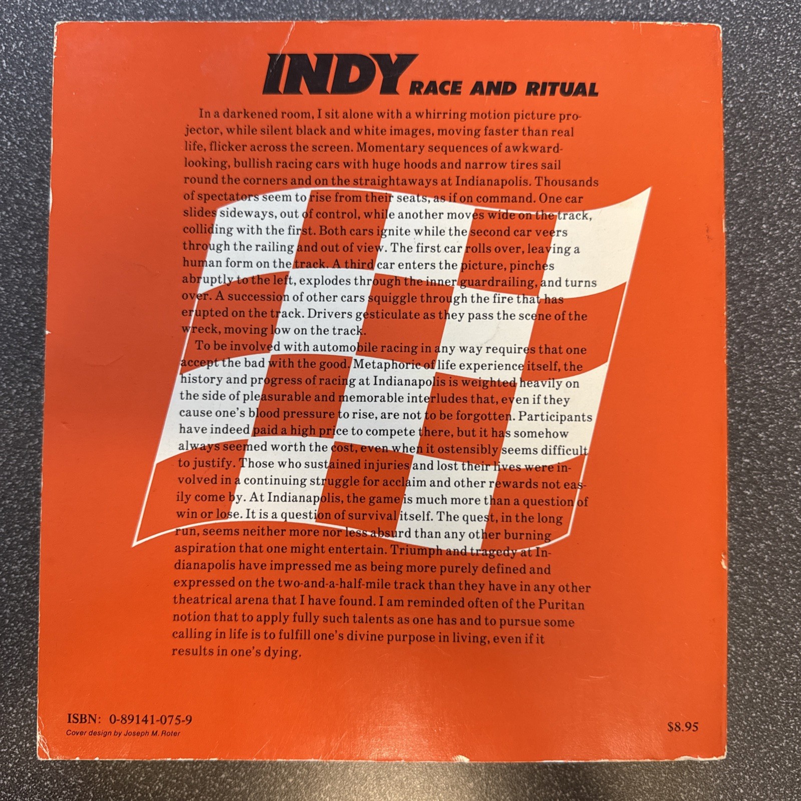 1980 Indy Race and Ritual by Terry Reed Indianapolis 500 Softcover Book