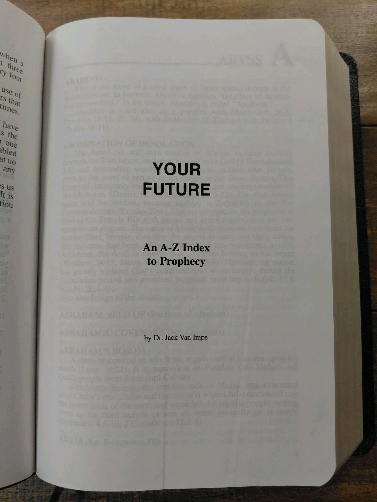 Jack Van Impe Prophecy Bible Special Limited Edition Red Letter KJV