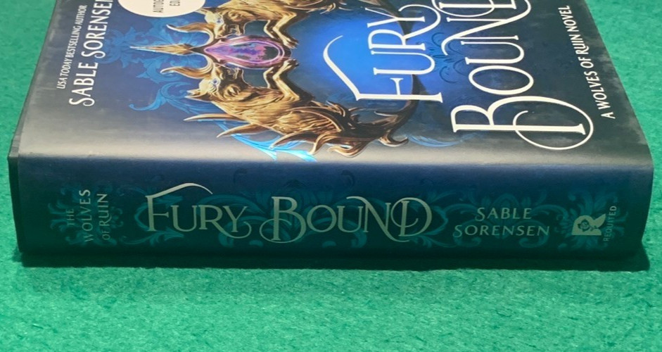 Fury Bound by Sable Sorensen SIGNED Deluxe Ltd Ed 1st/1st HC DJ 2026 Wolves Ruin