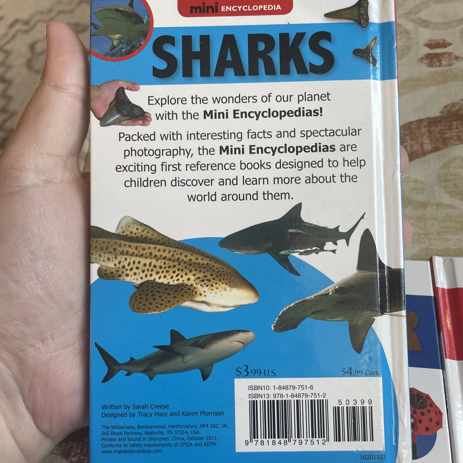 Mini encyclopedia for kids sharks rocks weather dinos make believe ideas