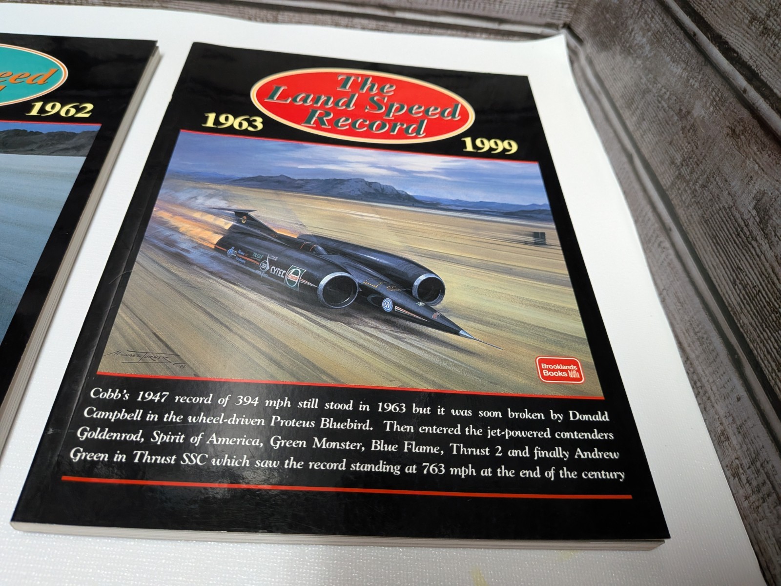 2 The Landspeed Record Book Lot John Cobb Campbell Bluebird