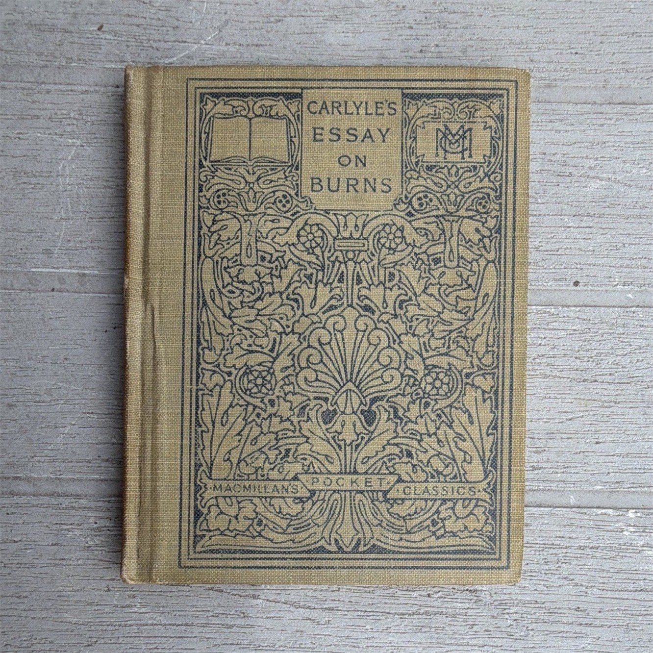 Macmillan Cloth Illustrated Carlyle Essay on Burns Cotter’s Night 1914 NY