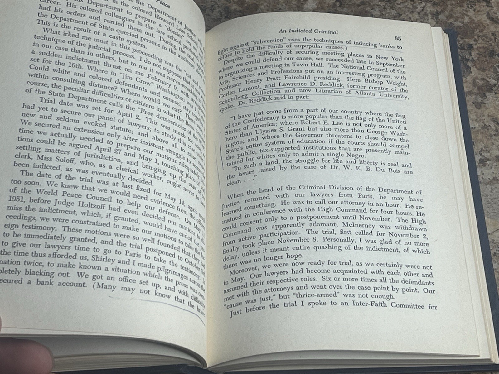 In Battle for Peace by W. E. B. Du Bois – RARE FIRST EDITION First Print HC