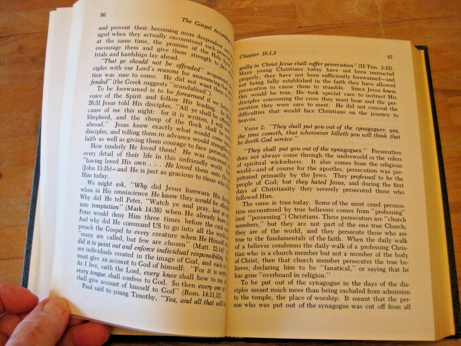THE GOSPEL ACCORDING TO JOHN: VOL. III by OLIVER B. GREENE 1973 5th Print HC