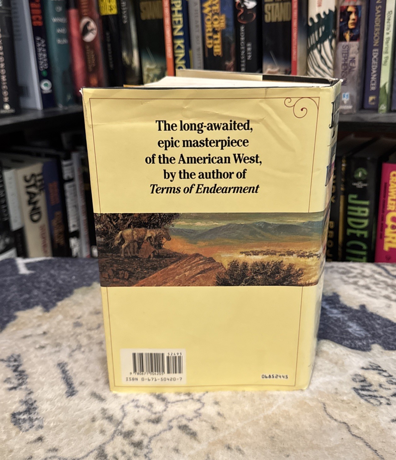 Lonesome Dove – Larry McMurtry (1985, Hardcover) First Edition/Late, ROUGH Cond.
