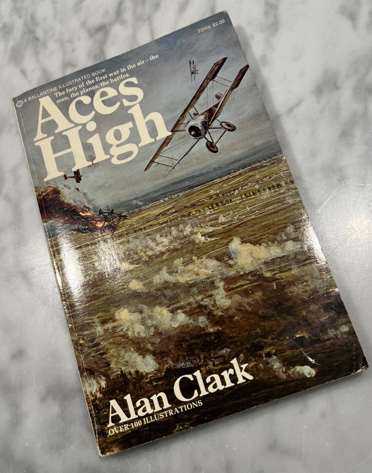 Aces High Paperback Alan Clark 1974 1st Edition WW1 Fighter Pilots Narrative