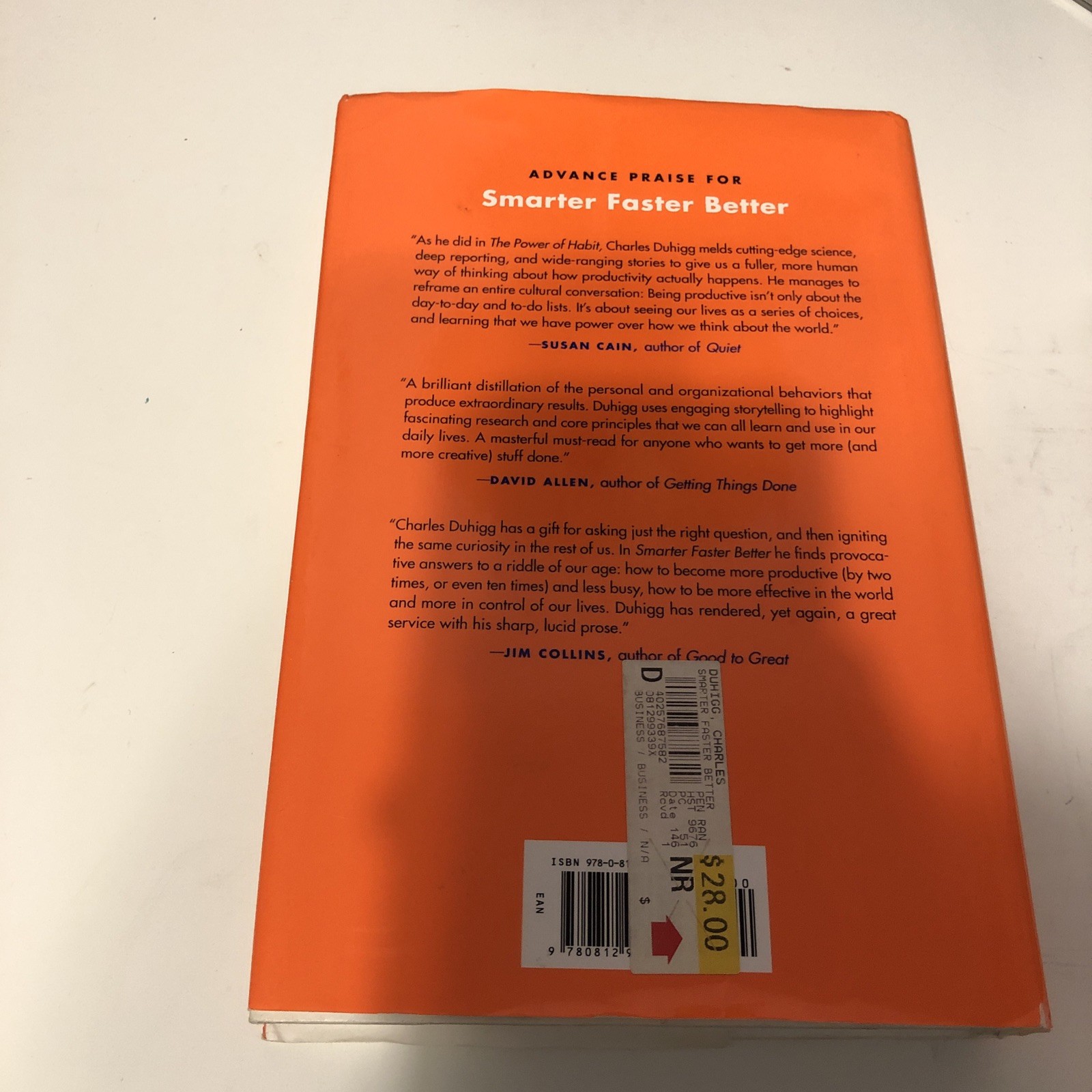 Smarter Faster Better by Charles Duhigg