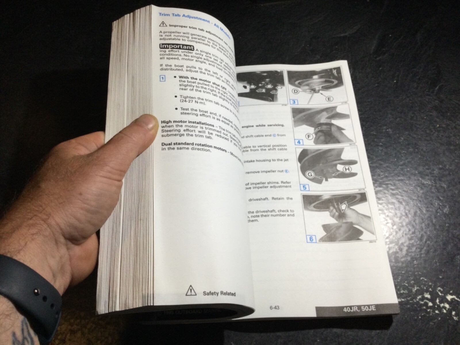 1996 Johnson & Evinrude 40 Thru 55 HP 2 Cylinder Outboard Service Manual #507124