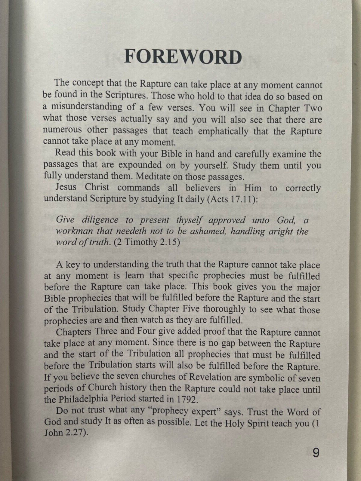 Rapture Now? by F. Kenton Beshore (2013, Paperback) World Bible Society RARE OOP