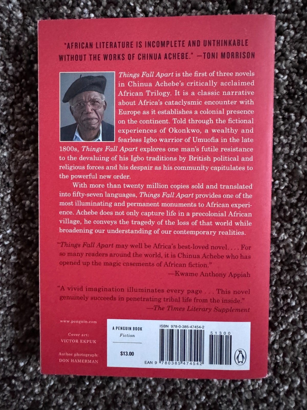 Things Fall Apart – Paperback By Achebe, Chinua – GOOD
