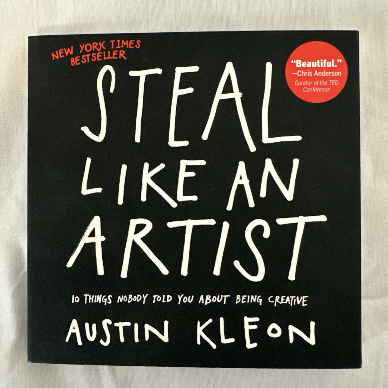 Steal Like an Artist by Austin Kleon Creativity Inspiration Paperback