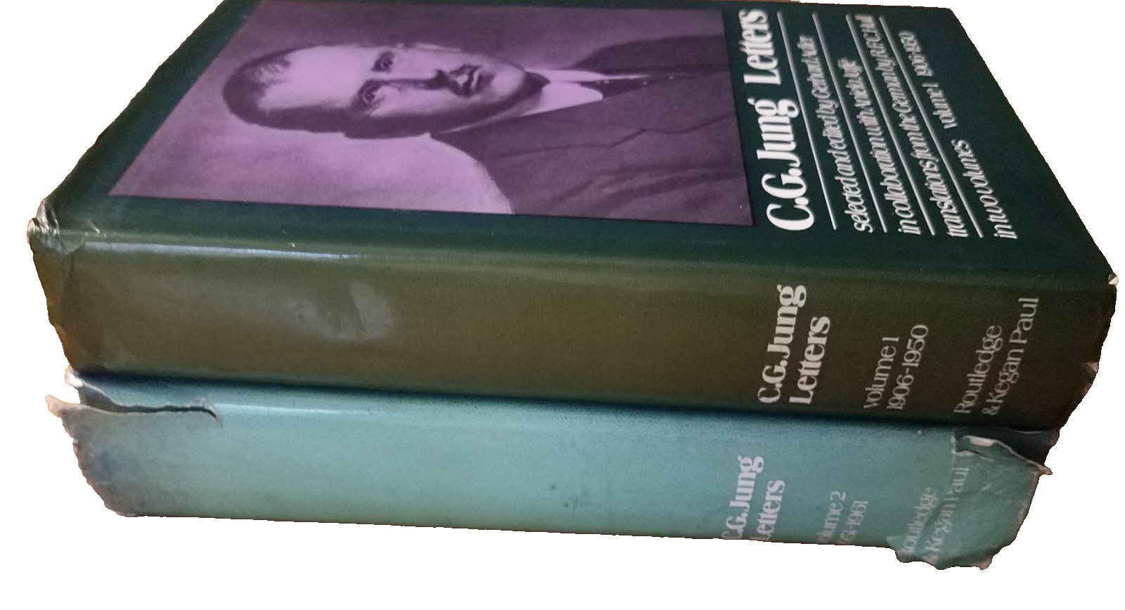 Carl G. Jung Letters 1906-1961 Gerhard Adler 2 Vol Set DJs Routledge 1973 Vtg VG