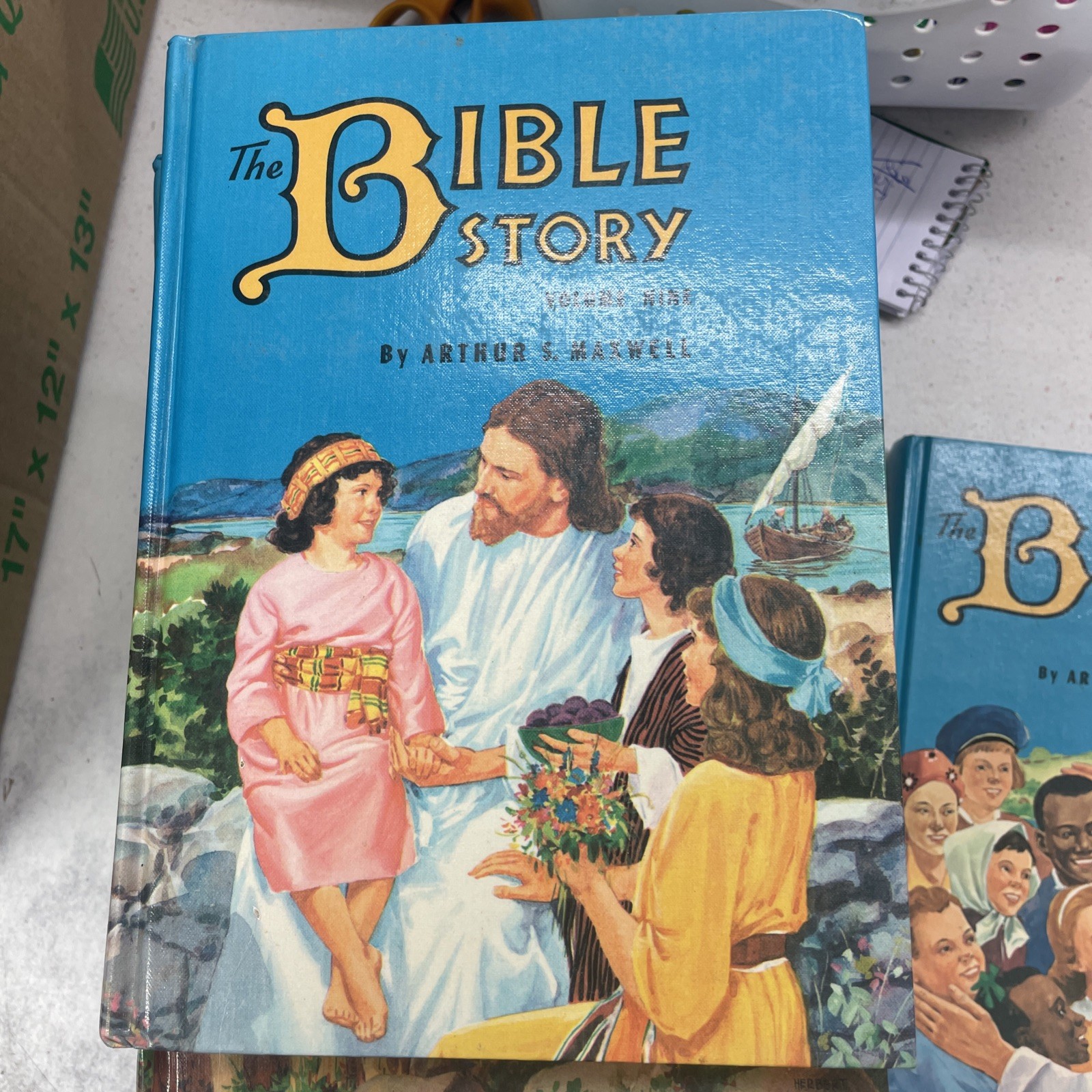 The Bible Story Arthur S Maxwell Volumes 1-10 Complete Set 1st Editions 1953-57