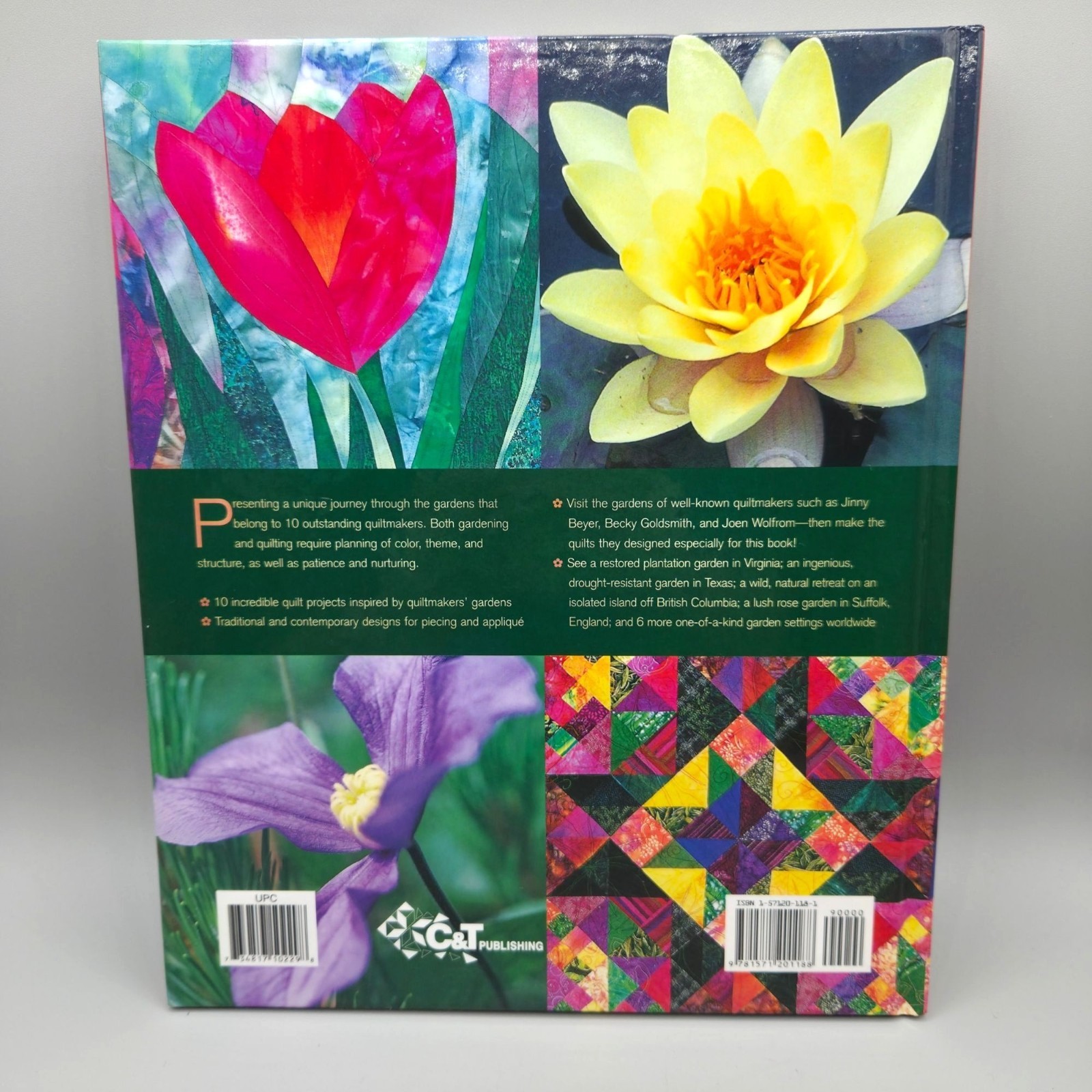 Along The Garden Path Quilting Book Hardcover By Jean & Valori Wells