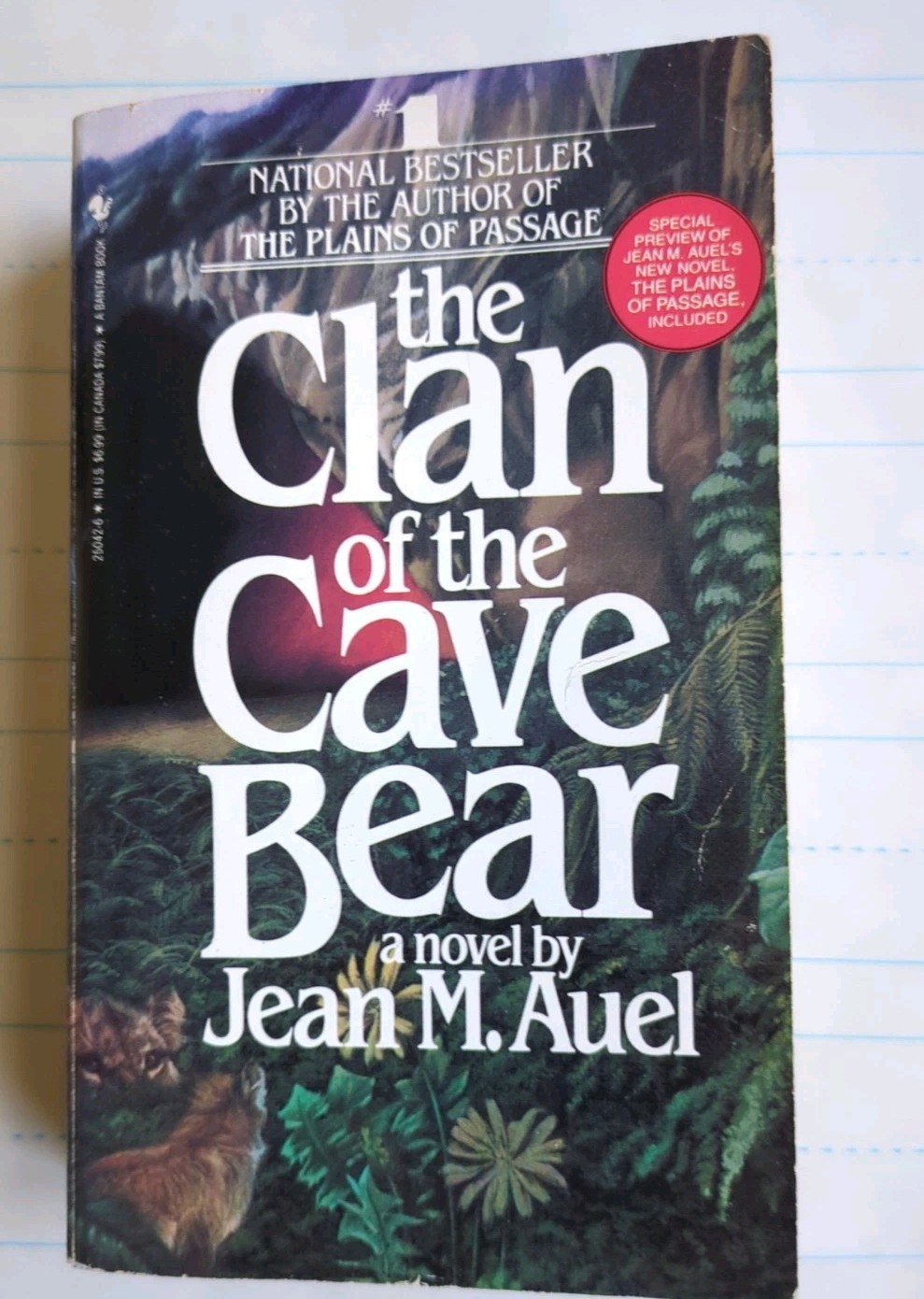 ean M Auel Earth’s Children 4 Book Lot Clan of the Cave Bear Vintage Paperbacks