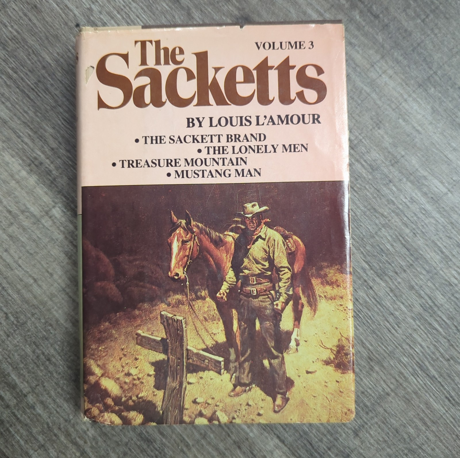 THE SACKETTS Complete 5 Volume Series by LOUIS L’AMOUR Book Club Edition HCDJ