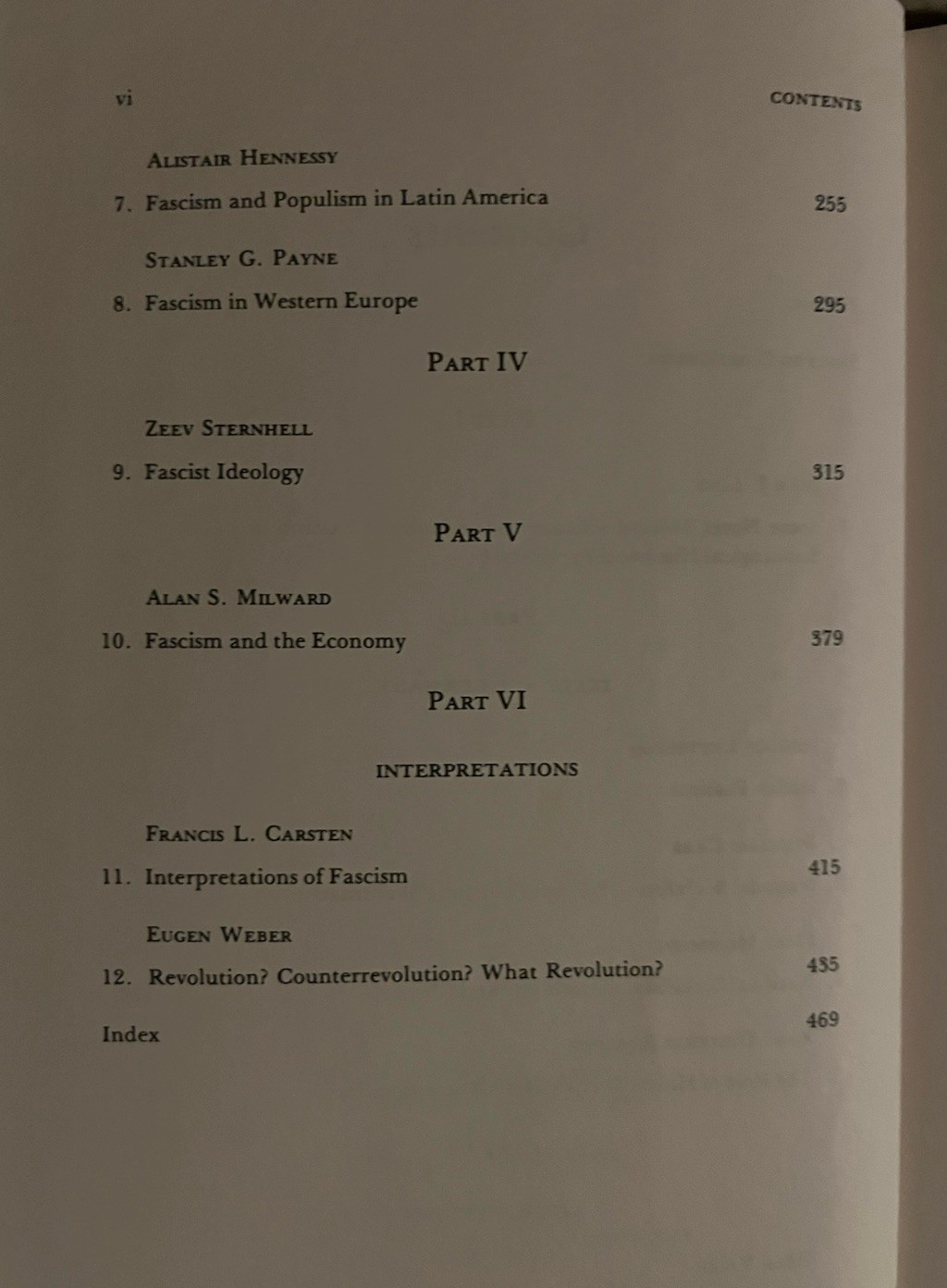 Fascism A Readers‘ Guide Walter Lacqueur HARDBACK 1ST EDITION