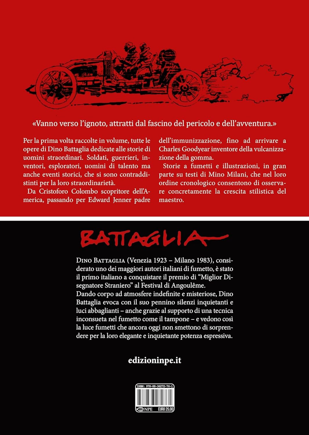 Mino Milani Dino Battaglia Storie di uomini straordinari (Hardback)