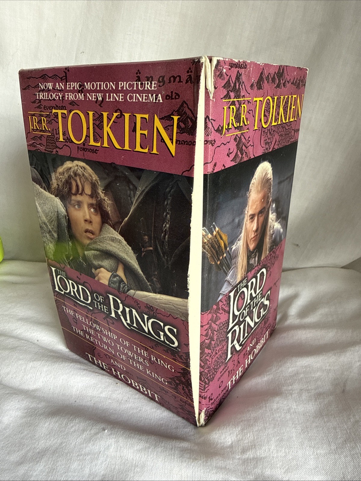 The Lord of the Rings Trilogy + The Hobbit Del Rey JRR Tolkien Movie New Line