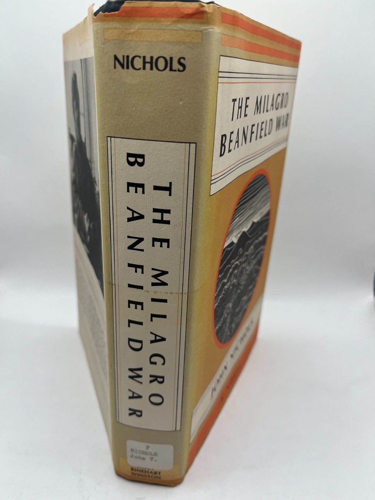 John Nichols / The Milagro Beanfield War 1st Edition 1974 hardcover ex-lib