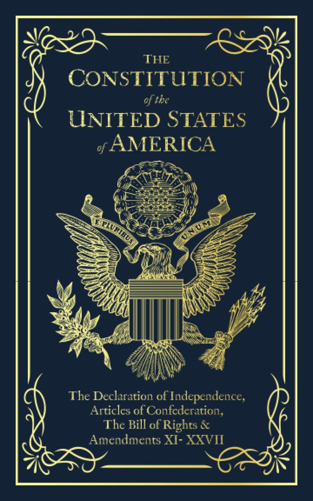 The Constitution of the United States Paperback Declaration Independence Bill…
