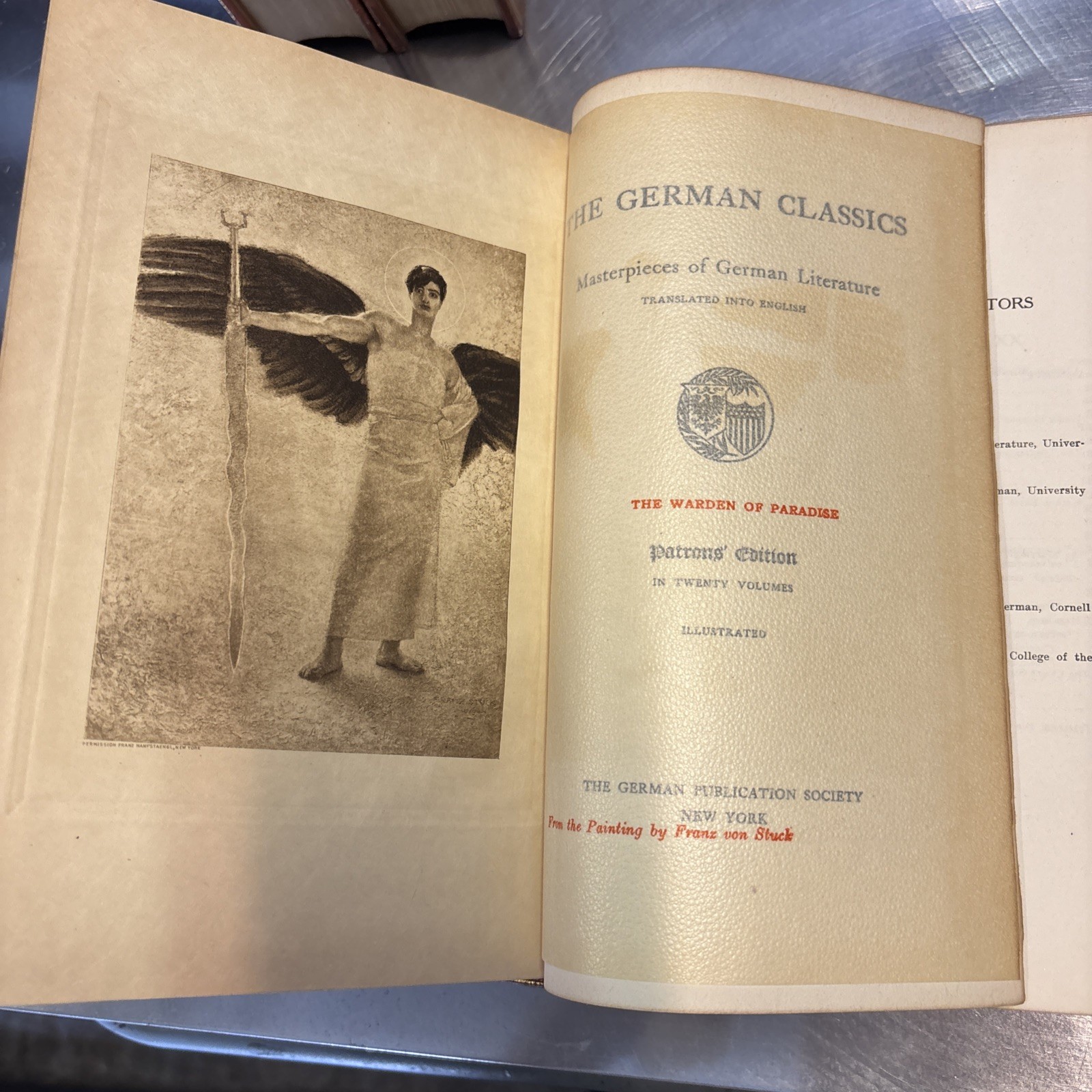 The German Classics: Masterpieces of German Literature, 1914 Vol 16,17,20