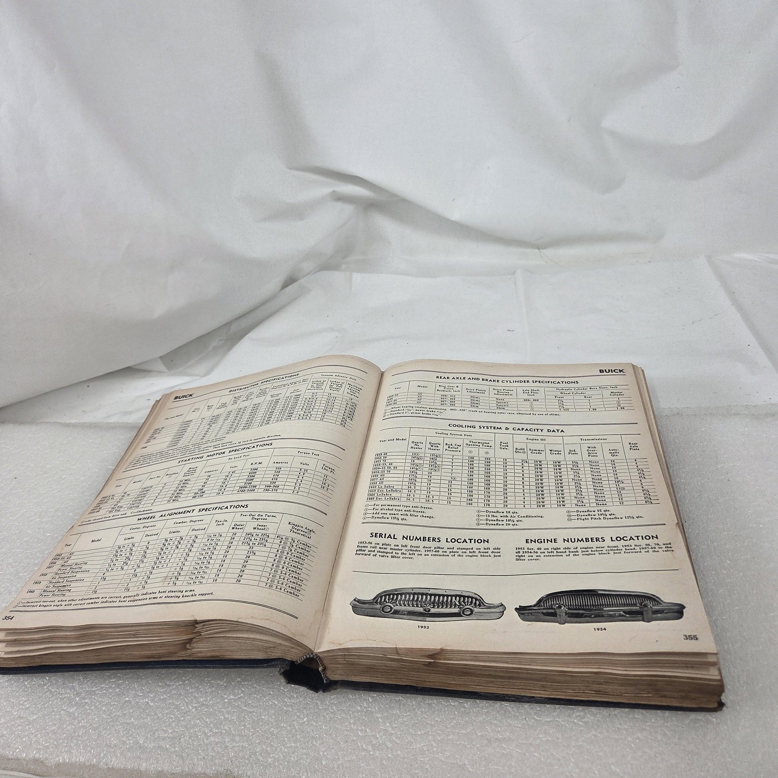 Vintage 1960 Motor’s Auto Repair Manual 23rd Edition Hardcover Car Repair Guide