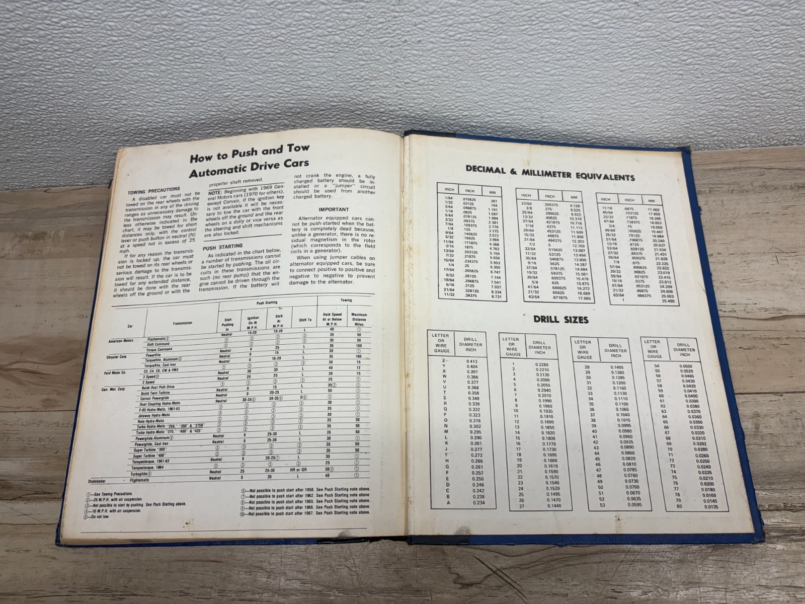 Vtg 1976 Motor Auto Repair Manual 39 Th Edition Hardcover Book