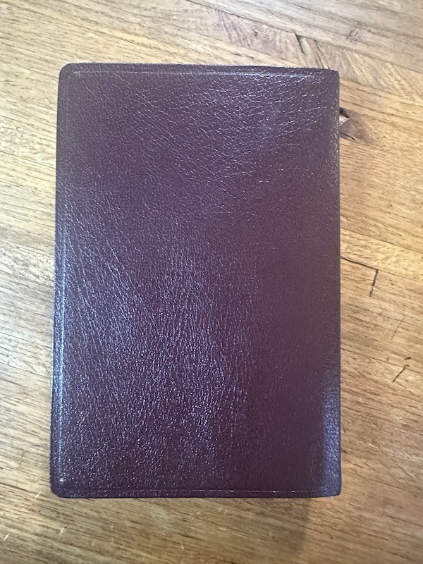 PROPHECY STUDY BIBLE Burgundy Leather KJV Red Letter TIM LAHAYE/DAVID WOOD 2000