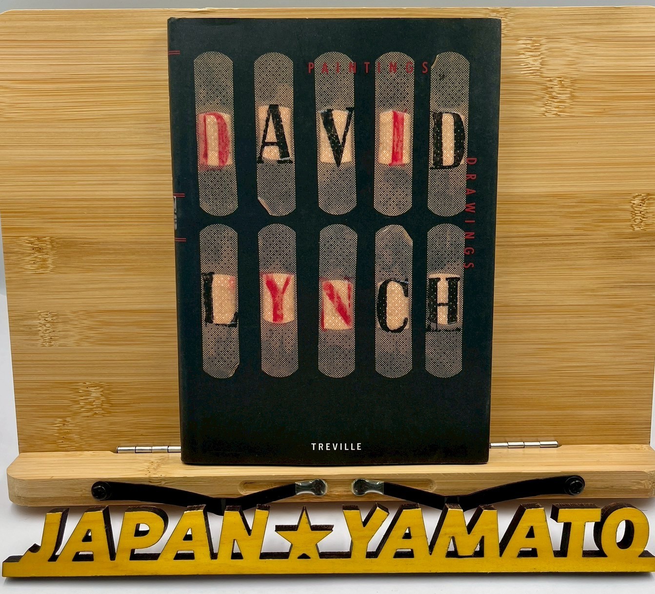 David Lynch Signed Art Book Paintings Drawings Treville 1991 Japan Fingerprint