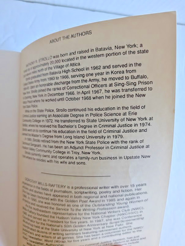 Four Long Days: Return to Attica by Anthony R Strollo / Dorothy Wills-Raftery GC