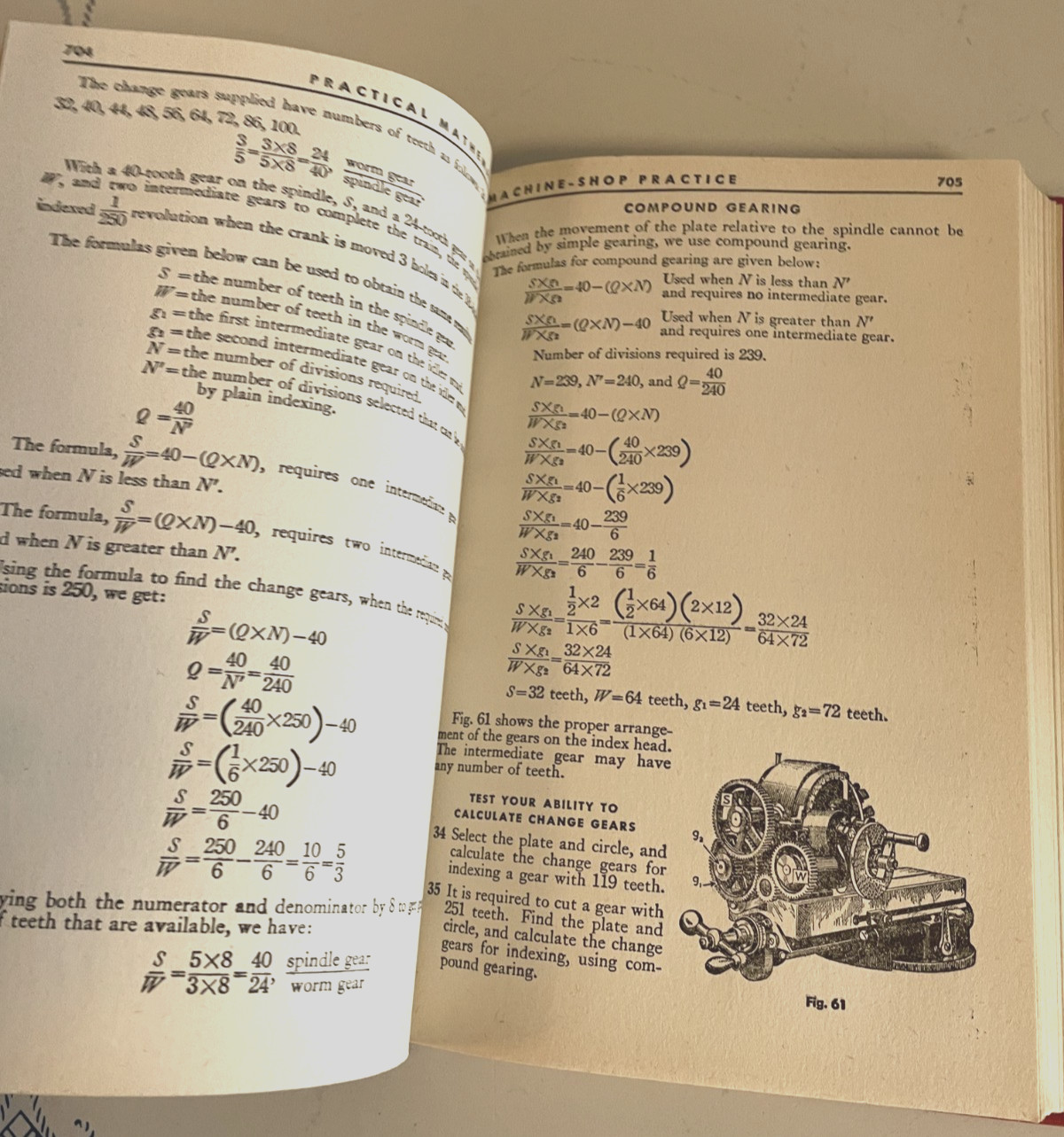 Vintage 1945 Practical Mathematics Vol 3 National Educational Alliance RARE Read