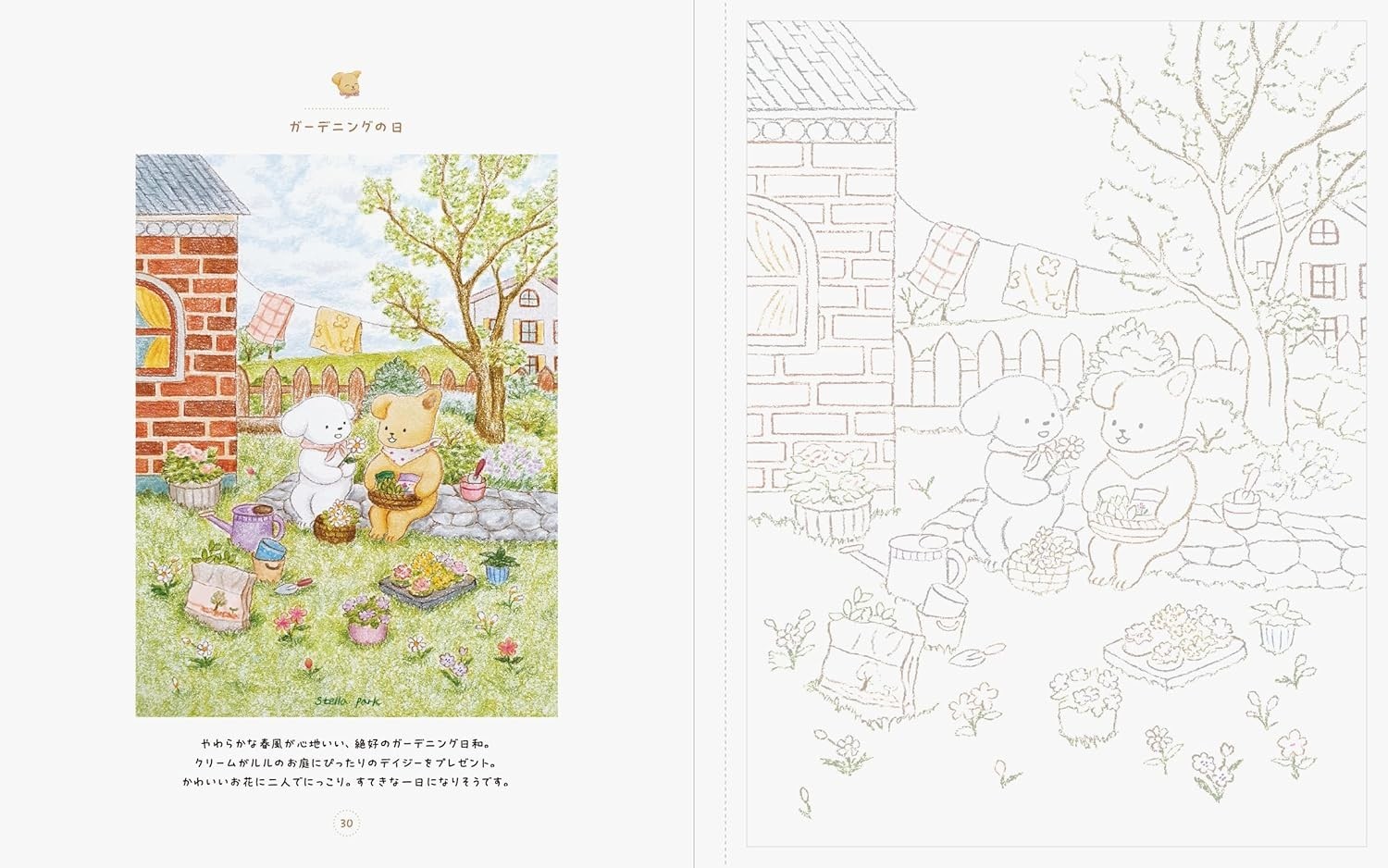 Cute Animals of Stella Village Coloring Book Relaxing Japanese Coloring Book New