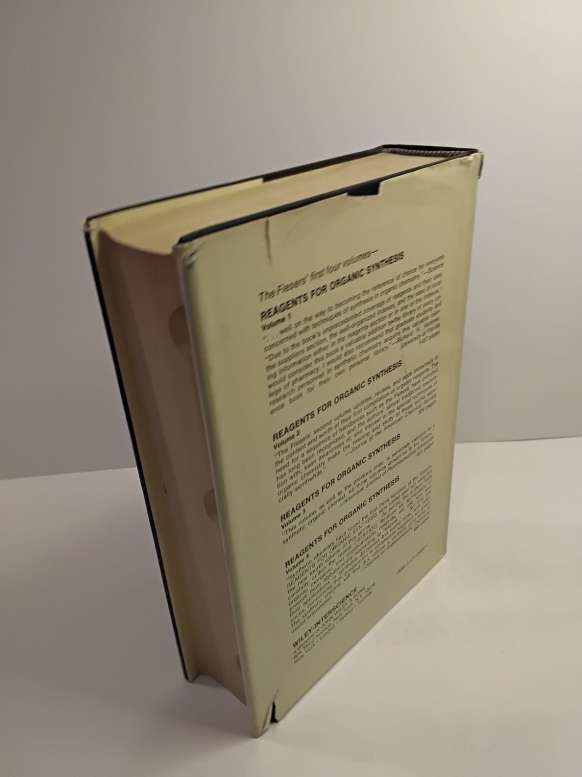 Reagents For Organic Synthesis Vol 5 By Mary & Louis Fieser- HC 1975 J. Wiley