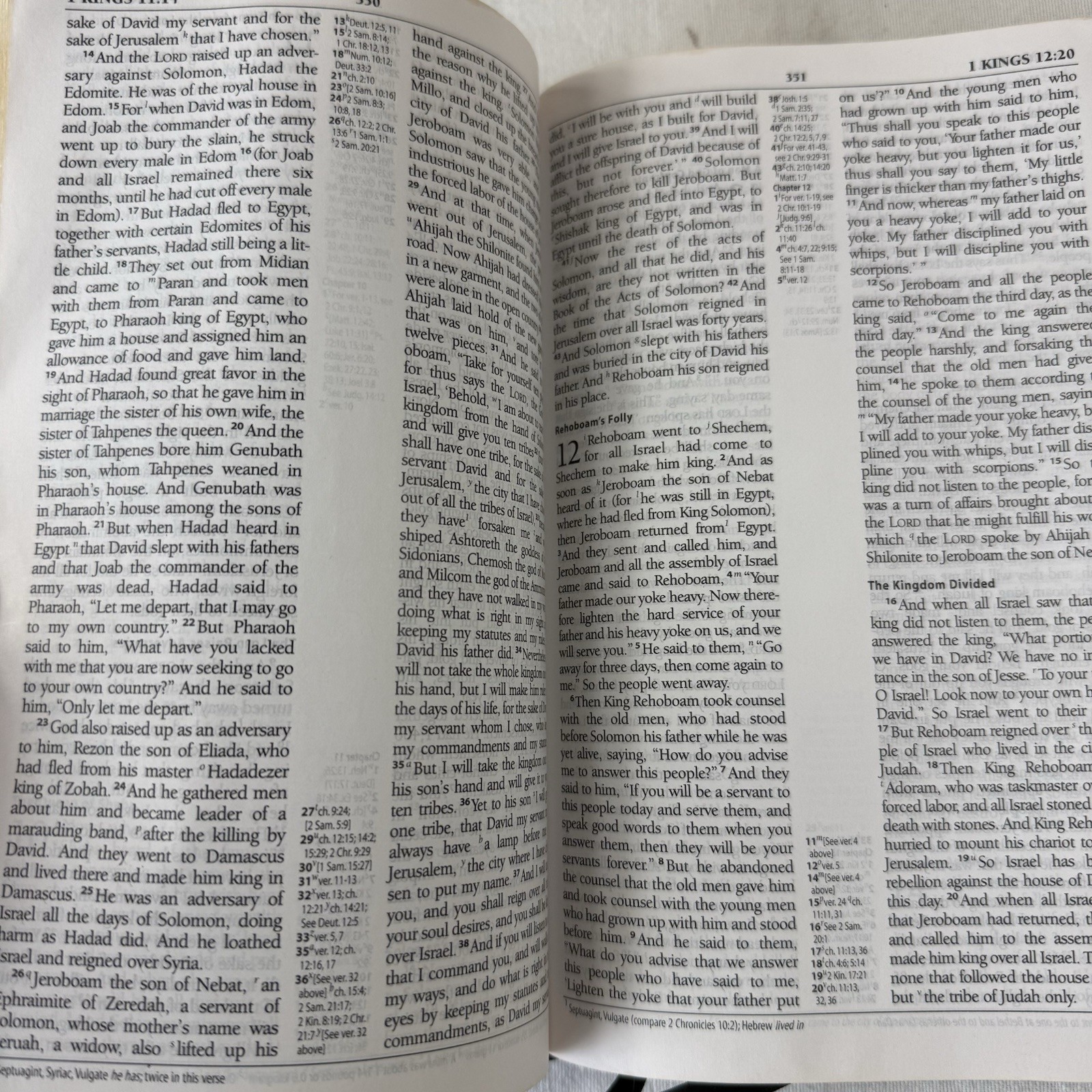 Holy Bible ESV Classic Edition, Genuine Leather (2001, Crossway)