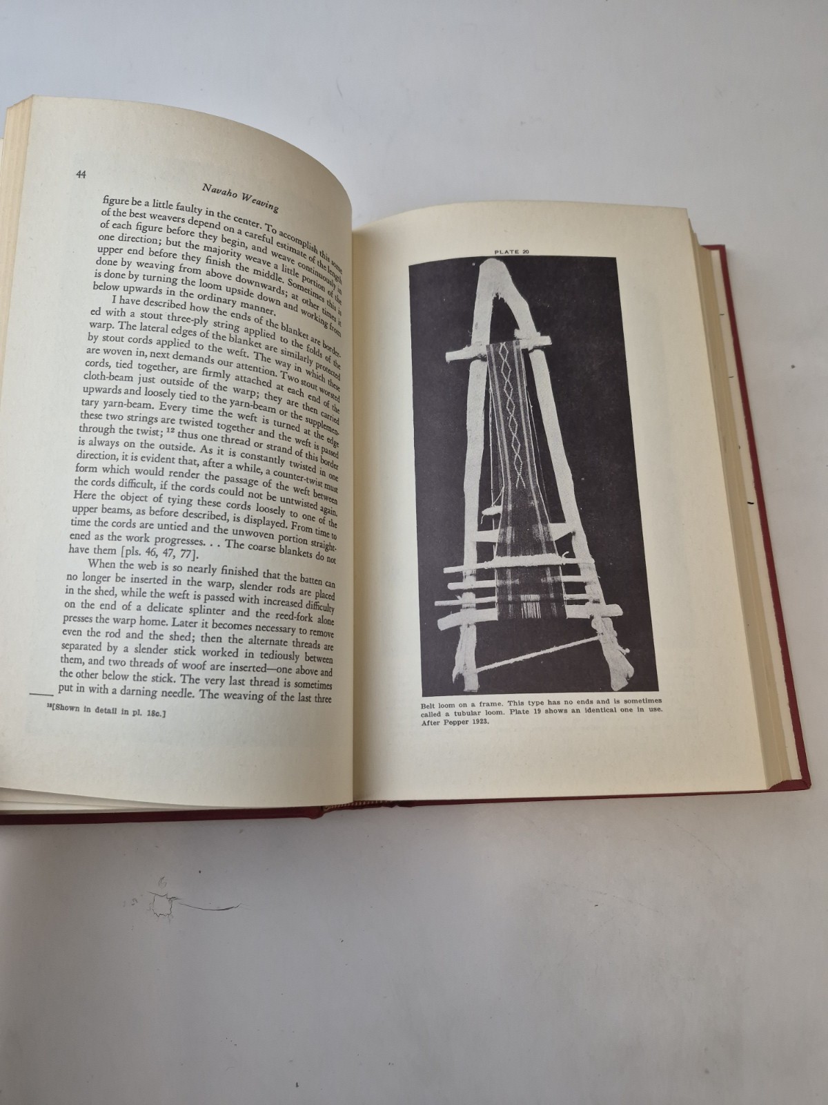 Navaho Weaving It’s Technic and It’s History Charles Avery Amsden 1964 1st Ed