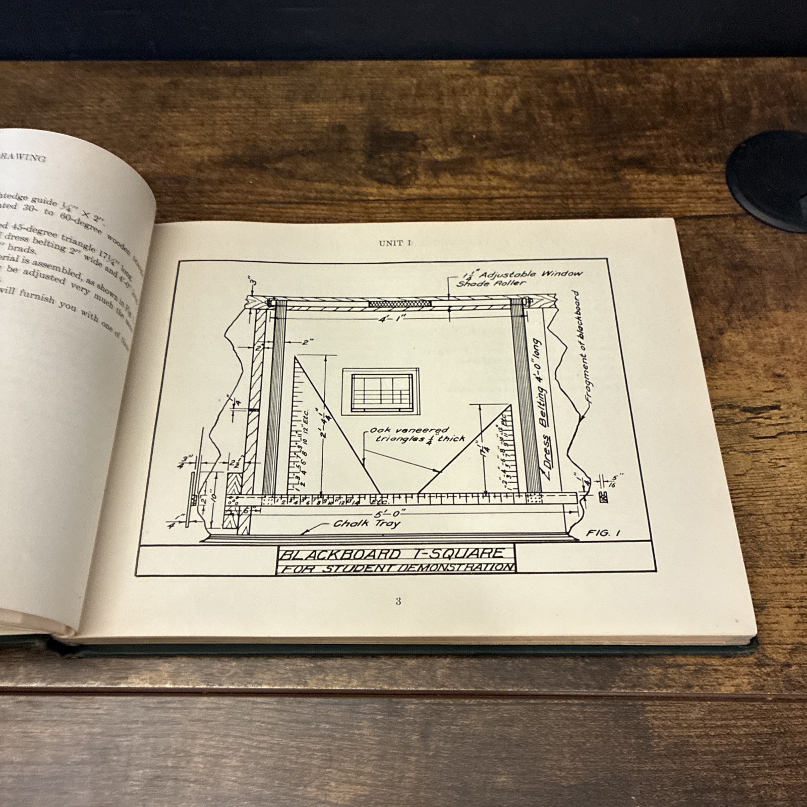 SIMPLIFIED MECHANICAL DRAWING Thurman Crook 1928 First Edition Third Impression
