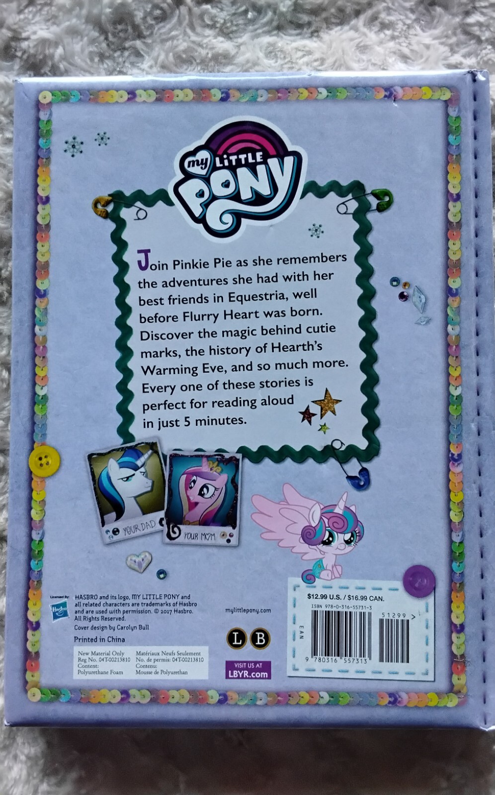 2017 My Little Pony Hardcover 5- Minute Stories Book 176 Pages