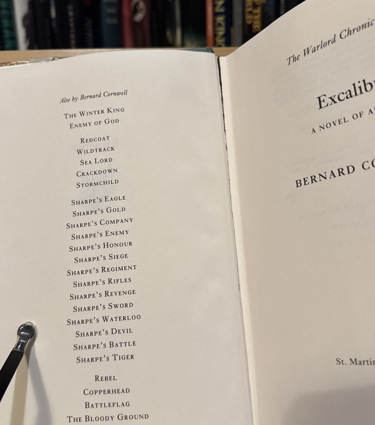 Excalibur – Bernard Cornwell (1997, Hardcover) Ex-Lib. American 1st/1st, ACCPT