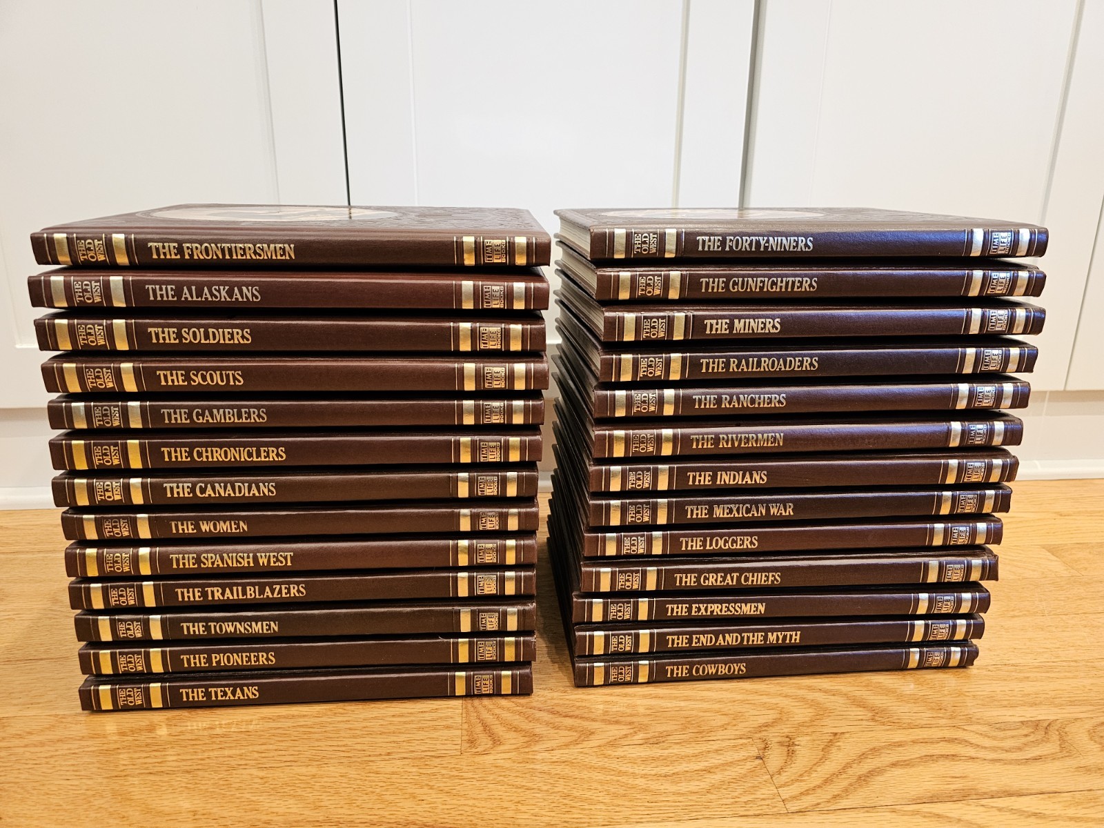 Time Life THE OLD WEST Complete 26 Volume Series No Index Leatherette HC